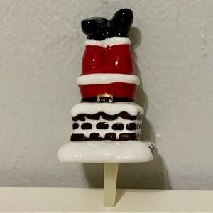 Nora Fleming Santa Mini “Down the Chimney” A256 Platter Charm